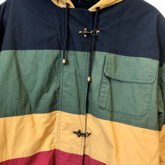 Vintage Preswick & Moore Green, Yellow, and Red Cotton Jacket - Picture 2 of 11